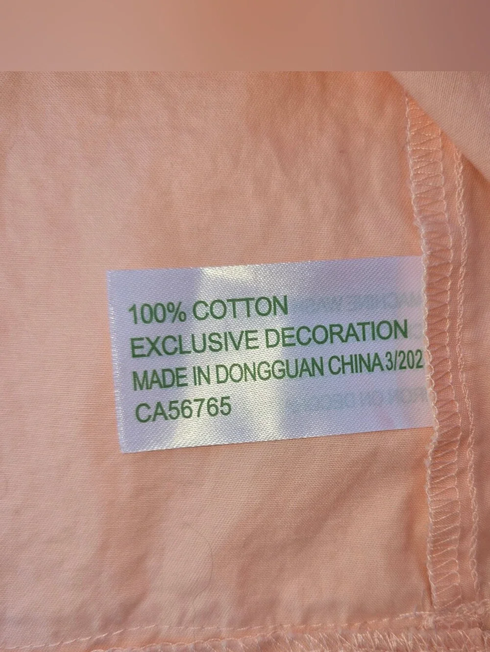 Lil Cactus Peach & White Girls Top